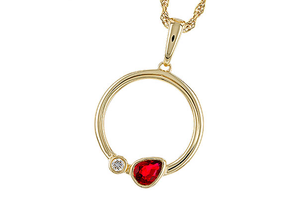 G311-11251: NECKLACE .24 RUBY .26 TGW