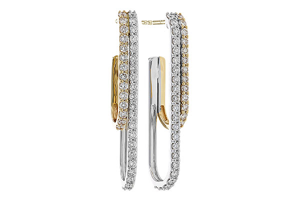 G311-12105: EARRING .98 TW