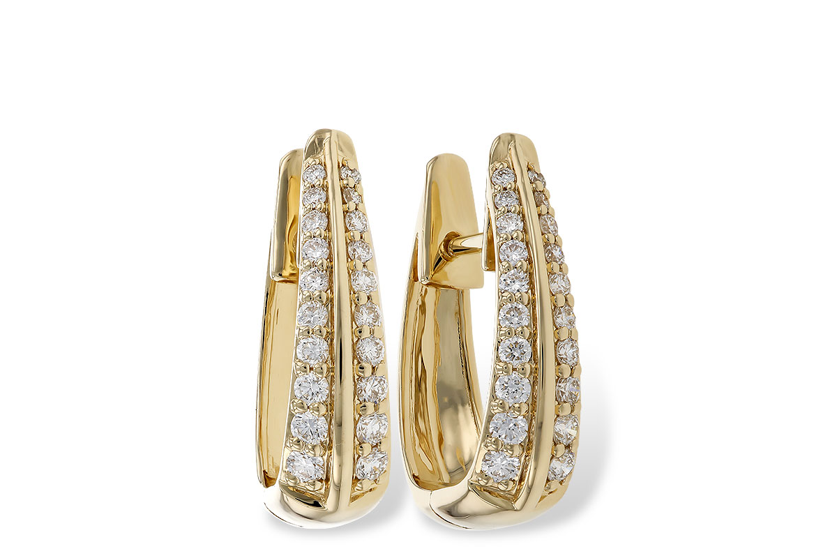 G311-12133: EARRINGS .50 TW