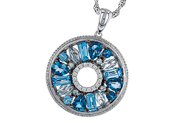G311-13033: NECKLACE 1.67 BLUE TOPAZ 1.72 TGW