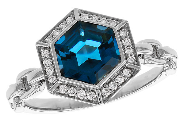 G311-14860: LDS RG 2.03 LONDON BLUE TOPAZ 2.14 TGW (7.5MM LBT)
