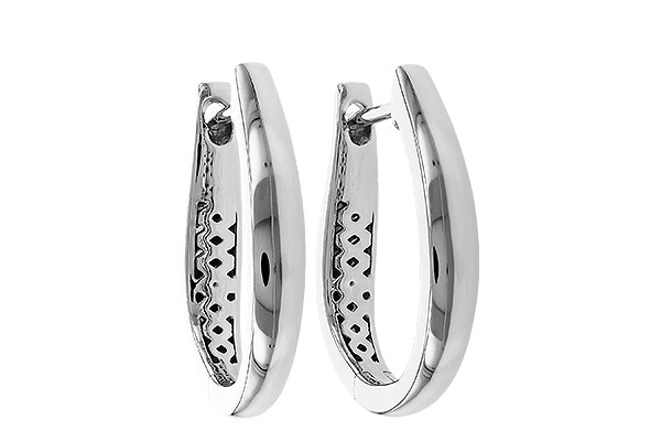 G311-14896: GOLD EARRINGS (17MM)
