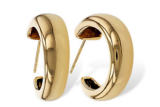 G311-16651: GOLD EARRINGS (20MM)