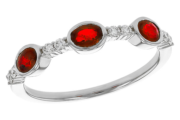 G311-17551: LDS WED RG .66 TW RUBY .78 TGW