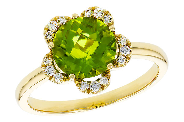 G311-17560: LDS RG 2.16 PERIDOT 2.28 TGW (8MM RD)