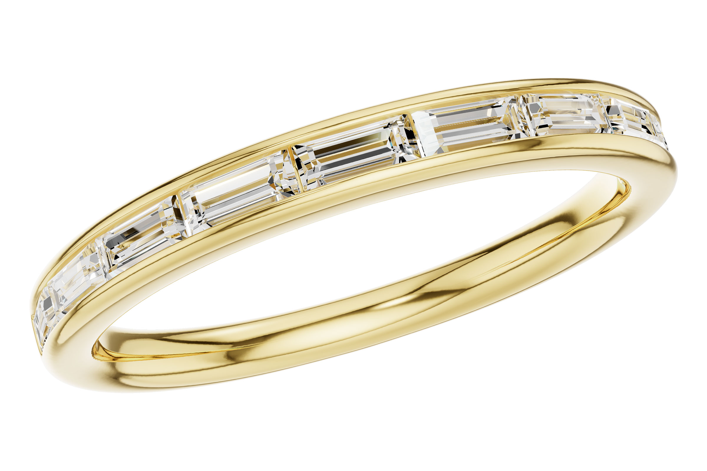 G312-00287: LDS DIA WED RG .44 TW BAGUETTES