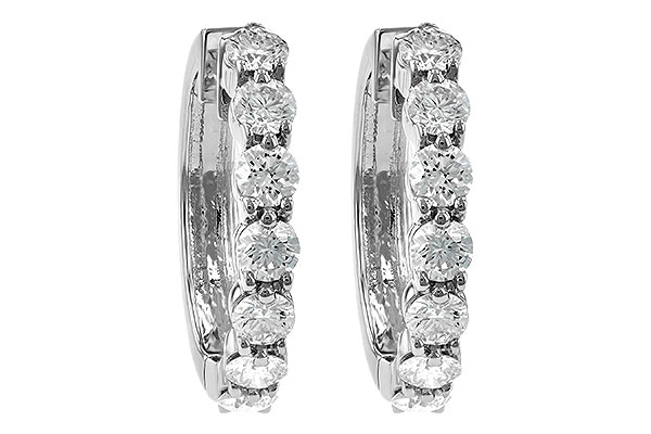 H222-03023: EARRINGS 2 CT TW