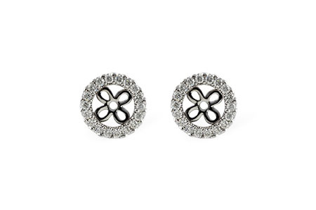 H223-85742: EARRING JACKETS .24 TW (FOR 0.75-1.00 CT TW STUDS)