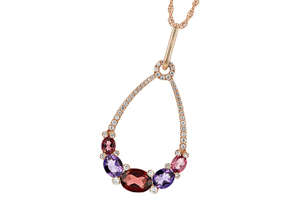 H223-85805: NECK 1.47 SEMI-PRECIOUS 1.67 TGW