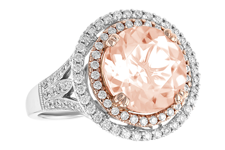 H224-76642: LDS RG 3.94 MORGANITE 4.50 TGW