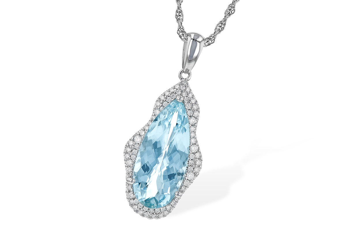 H226-60305: NECK 3.97 AQUAMARINE 4.20 TGW