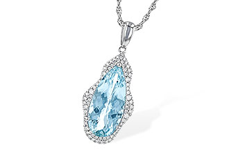 H226-60305: NECK 3.97 AQUAMARINE 4.20 TGW