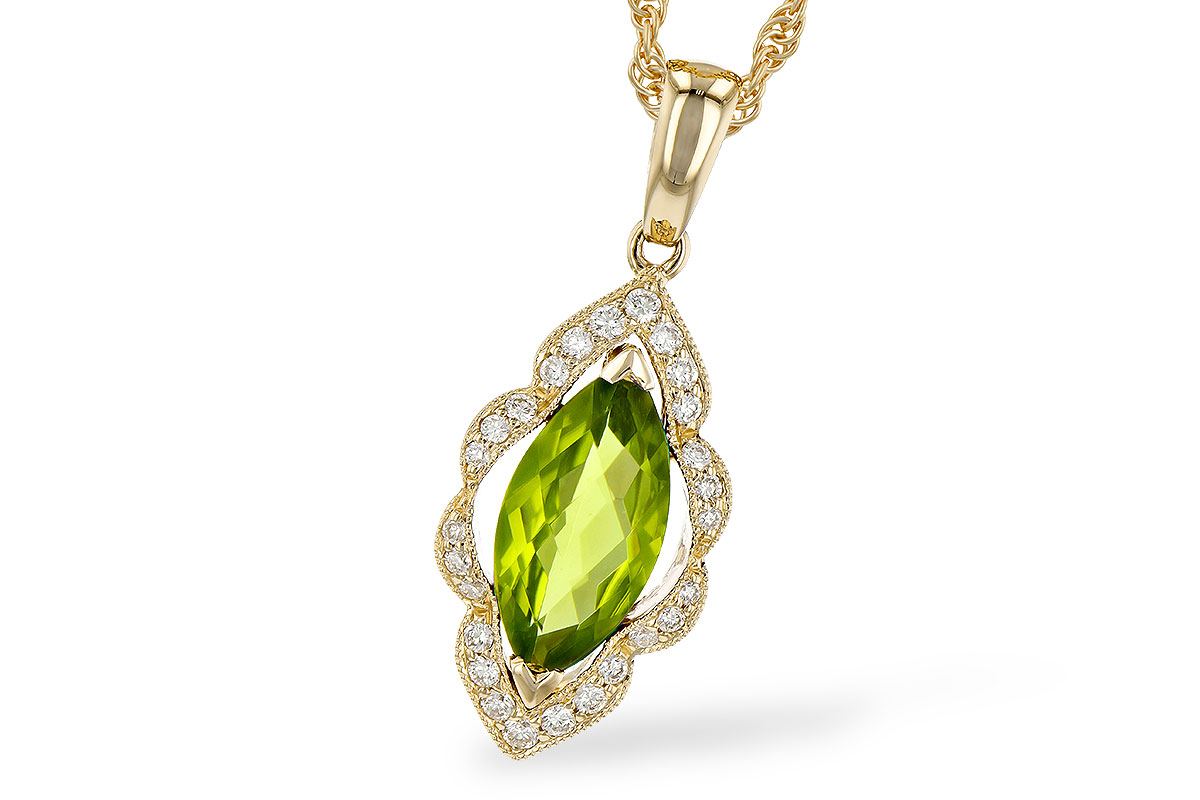H226-60342: NECK .94 PERIDOT 1.05 TGW