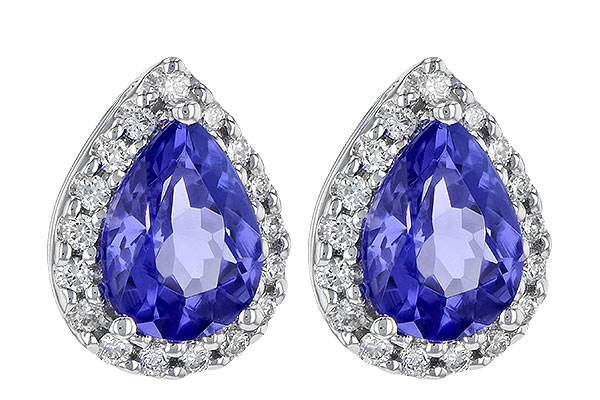 H226-60351: EARR 1.15 TW TANZANITE 1.32 TGW