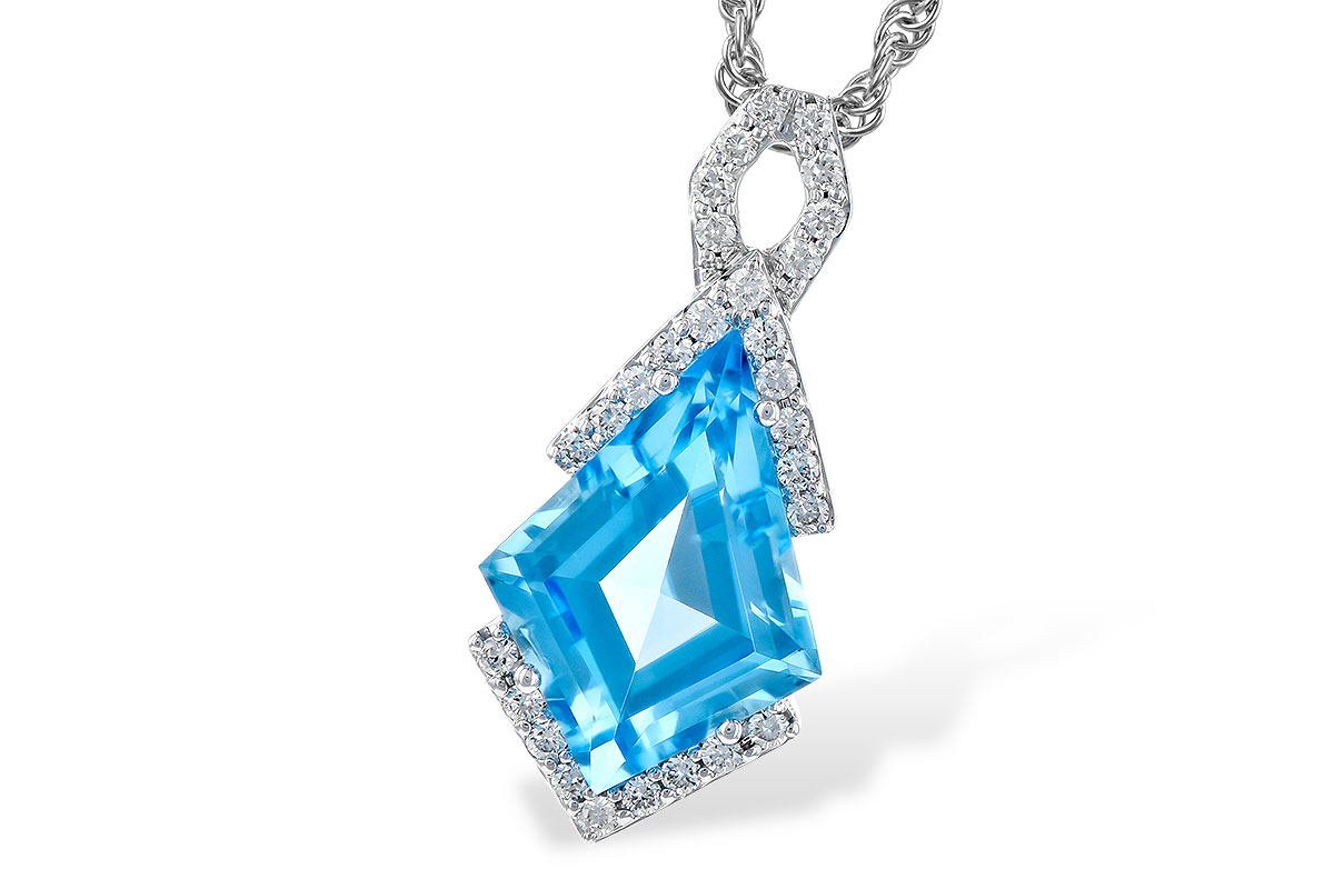 H309-29369: NECK 2.40 BLUE TOPAZ 2.53 TGW