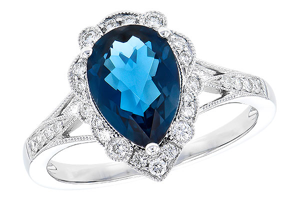 H309-33987: LDS RG 2.25 LONDON BLUE TOPAZ 2.47 TGW (10x7 PS)