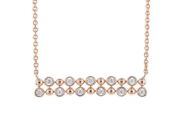 H309-34851: NECKLACE .12 TW