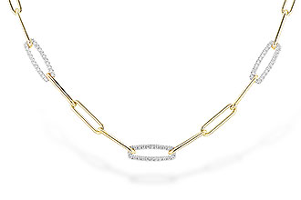 H310-18542: NECKLACE .75 TW (17 INCHES)