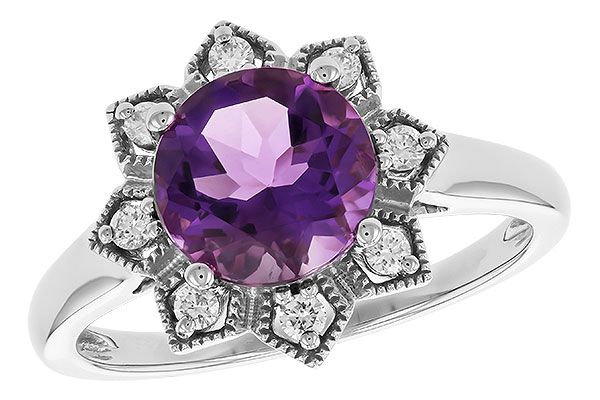 H310-23087: LDS RG 1.70 AMETHYST 1.84 TGW (8MM RD)