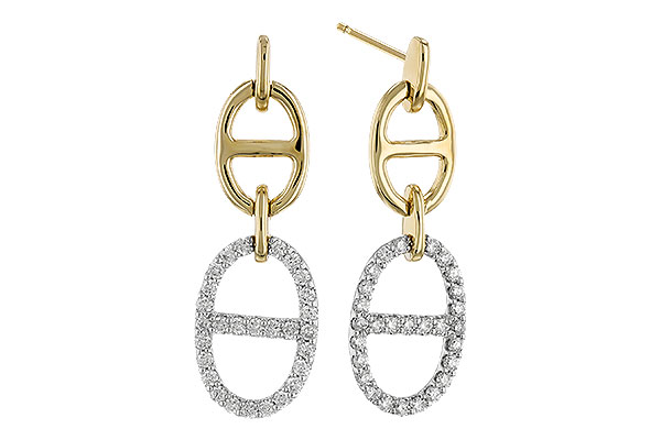 H310-26669: EARRINGS .36 TW