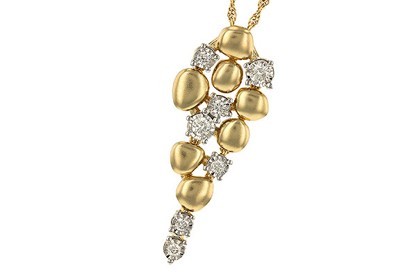 H311-09405: NECKLACE .25 TW