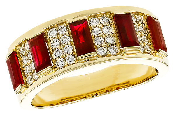 H311-13996: LDS WED RG 1.40 TW RUBY 1.69 TGW