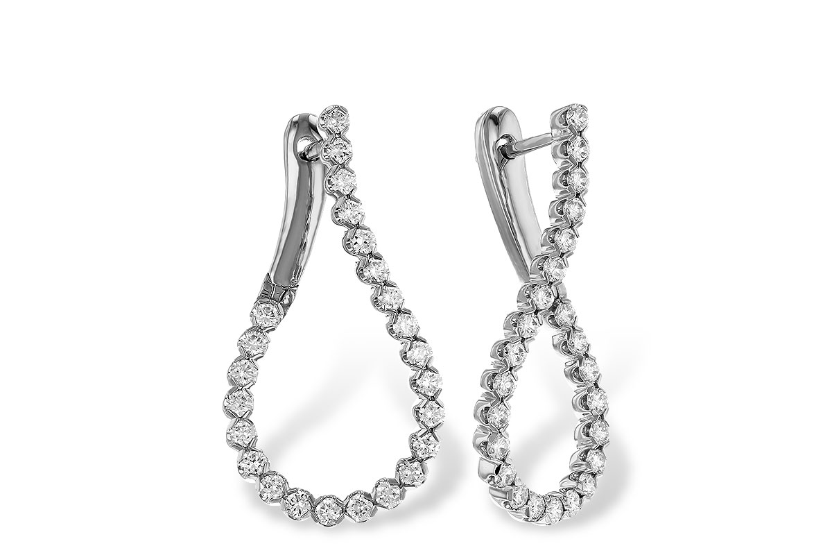 H311-15778: EARRINGS 1.00 TW