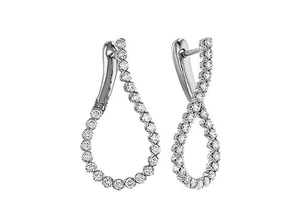 H311-15778: EARRINGS 1.00 TW
