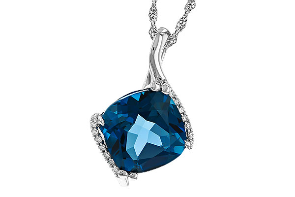 H311-15787: NECK 4.42 LONDON BLUE TOPAZ 4.50 TGW (10MM LBT)
