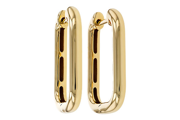 H311-15814: GOLD EARRINGS (23MM)