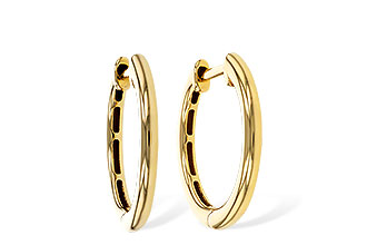 H311-16651: GOLD EARRINGS (16MM)