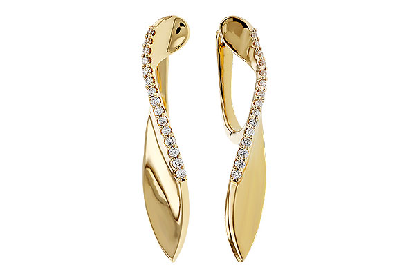 H311-16669: EARRINGS .18 TW
