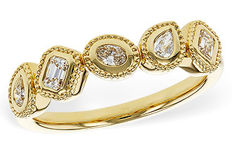 H311-16714: LDS DIA WED RG .34 TW FANCY CUT DIAS
