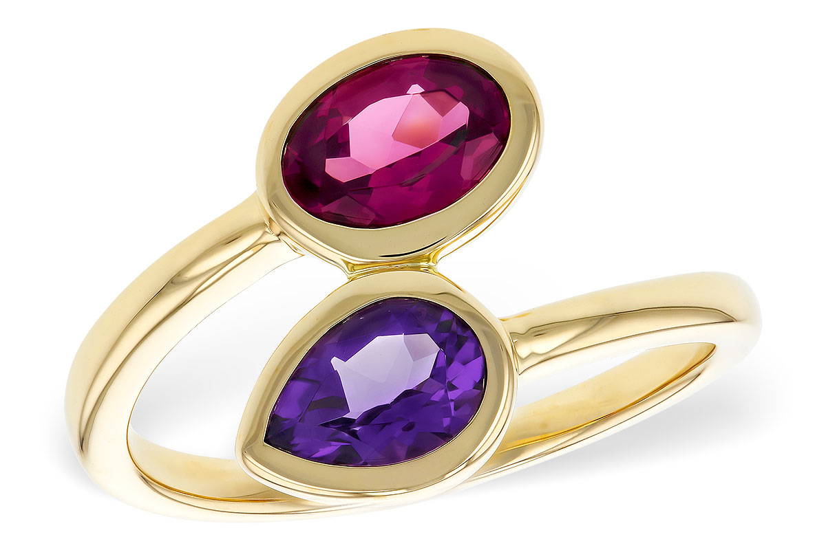 H311-17560: LDS RG 1.48 TW SEMI-PRECIOUS (AMY,RHODOLITE)