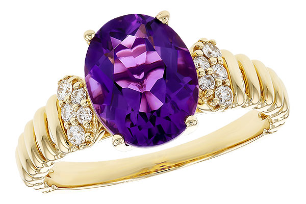 H312-00296: LDS RG 2.12 AMETHYST 2.26 TGW (10x8MM AMY)