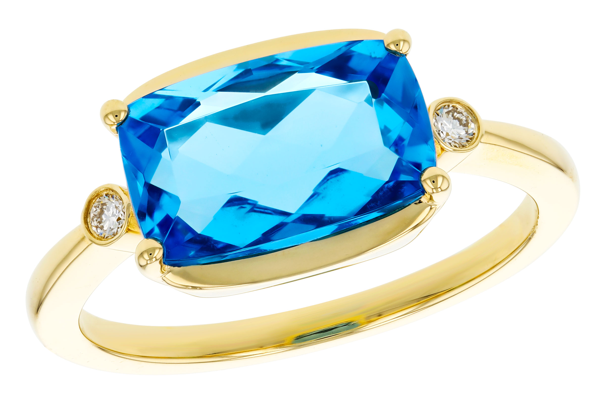 H312-02105: LDS RG 2.88 BLUE TOPAZ 2.92 TGW (11x7MM BT)