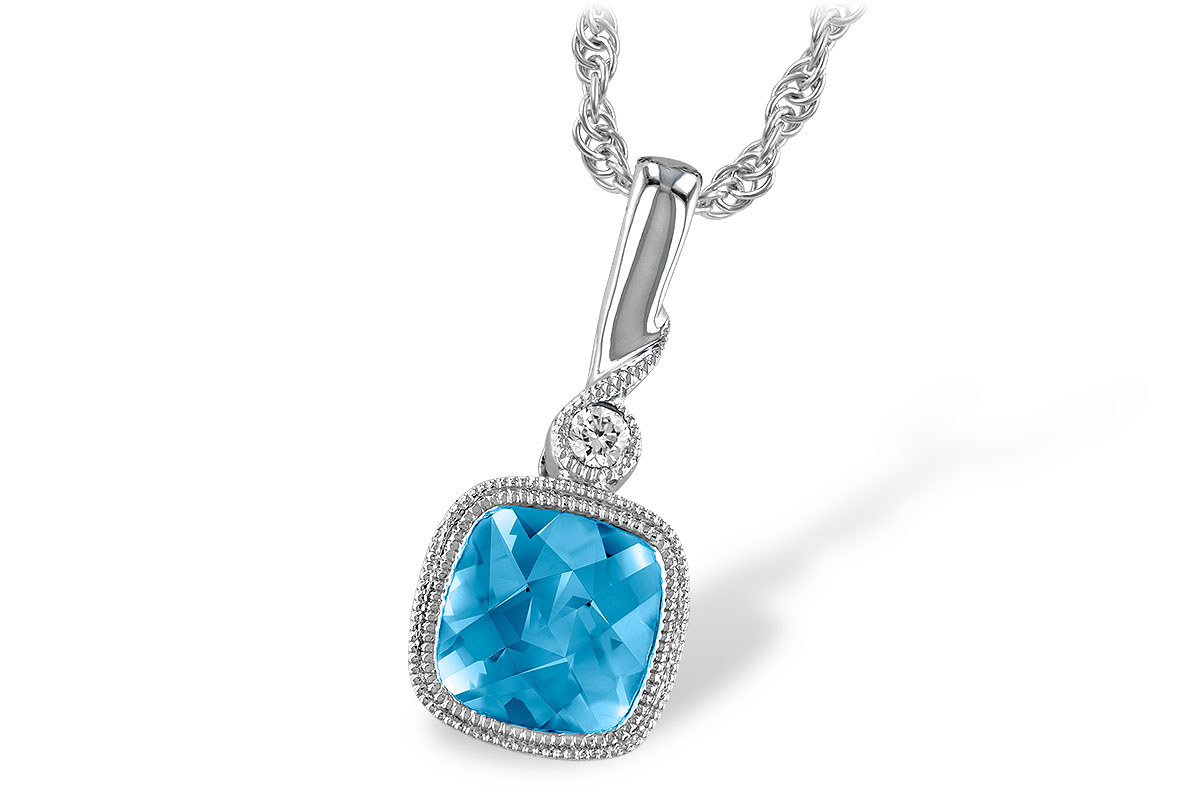 K222-97587: NECK 1.03 BLUE TOPAZ 1.05 TGW