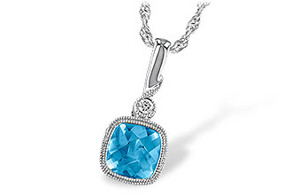 K222-97587: NECK 1.03 BLUE TOPAZ 1.05 TGW