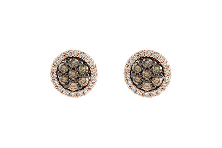 K222-98469: EARR .39 BROWN DIA .64 TW