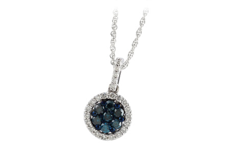 K223-86651: NECK .32 BLUE DIAS .54 TW