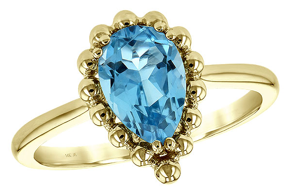 K225-67623: LDS RG BLUE TOPAZ 1.55 CT
