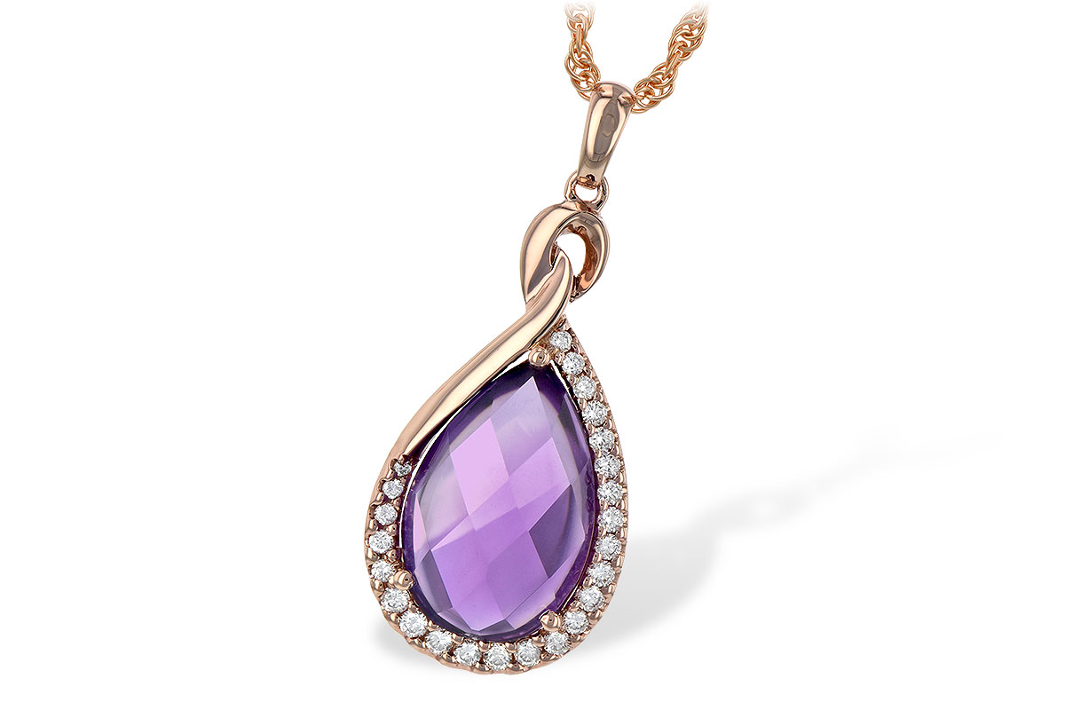 K225-72178: NECK 3.91 AMETHYST 4.10 TGW