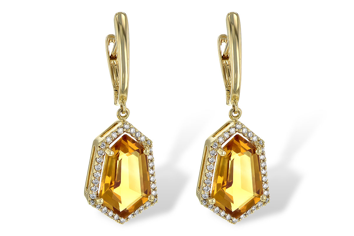 K226-55769: EARR 3.80 TW CITRINE 4.05 TGW