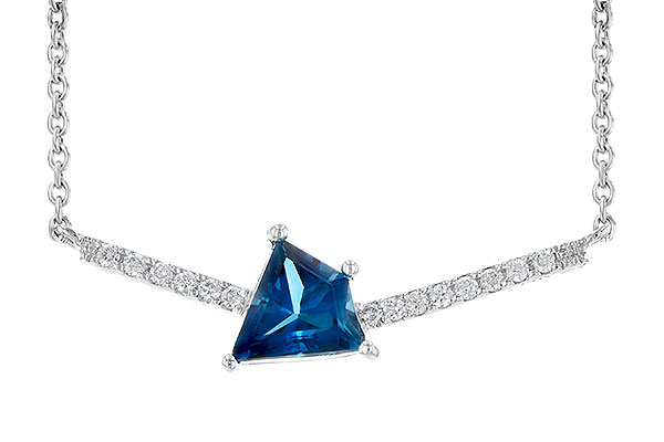 K226-61196: NECK .87 LONDON BLUE TOPAZ .95 TGW