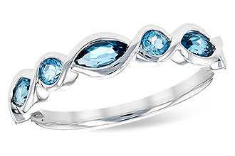 K309-30323: LDS RG .60 TW BLUE TOPAZ