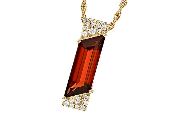 K309-31214: NECK 2.16 GARNET 2.25 TGW