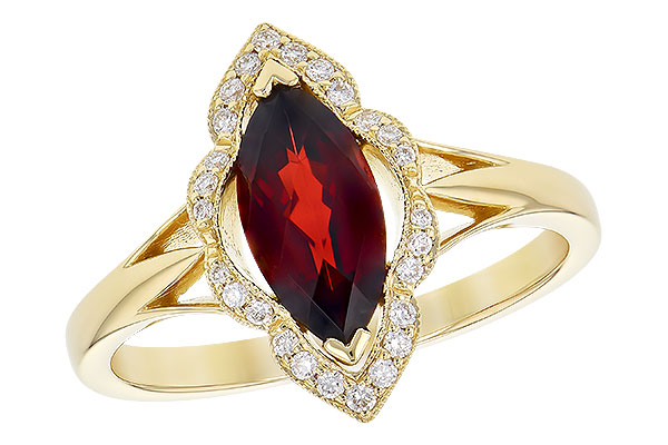 K309-34832: LDS RG 1.25 GARNET 1.36 TGW