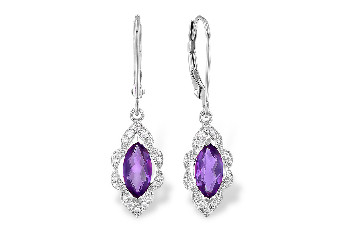 K309-35732: EARR .92 TW AMETHYST 1.07 TGW