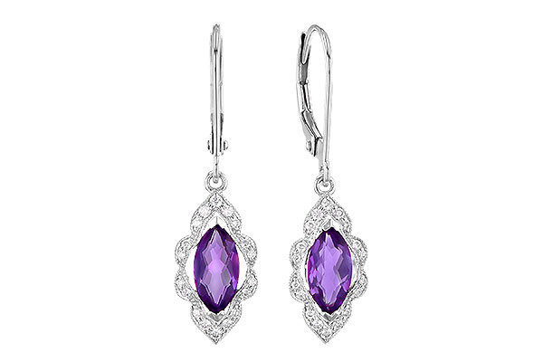 K309-35732: EARR .92 TW AMETHYST 1.07 TGW