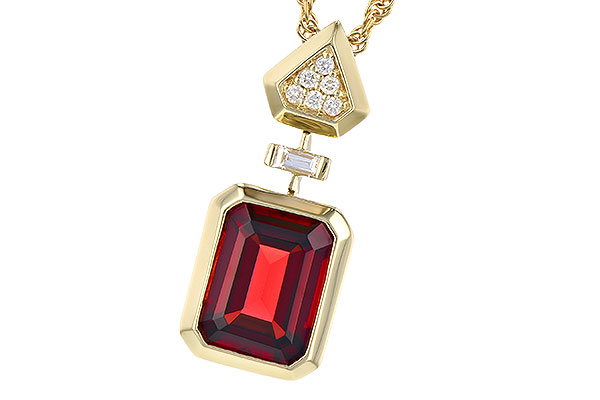 K309-35760: NECK 2.70 GARNET 2.78 TGW